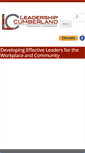 Mobile Screenshot of leadershipcumberland.org